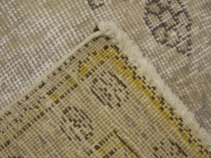 Antique Muted Floral 10X12 Distressed Vintage Oriental Rug
