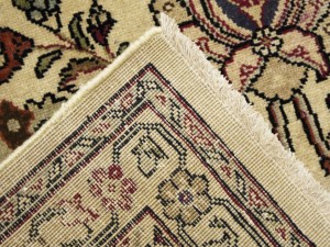 Semi Antique Floral Traditional 9X11'6 Vintage Oriental Rug