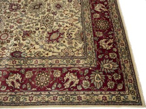 Semi Antique Floral Traditional 9X11'6 Vintage Oriental Rug