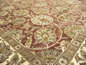 Red Floral Classic 9X12 Agra Jaipur Oriental Rug