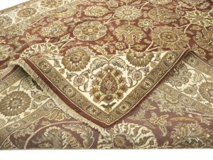 Red Floral Classic 9X12 Agra Jaipur Oriental Rug