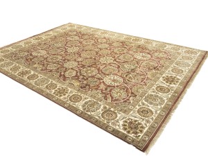 Red Floral Classic 9X12 Agra Jaipur Oriental Rug