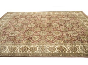Red Floral Classic 9X12 Agra Jaipur Oriental Rug