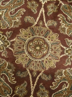 Red Floral Classic 9X12 Agra Jaipur Oriental Rug