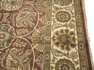 Red Floral Classic 9X12 Agra Jaipur Oriental Rug