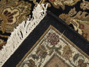 Black Floral Classic 9X12 Agra Jaipur Oriental Rug