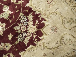 Maroon Red Floral Traditional 9X12 Vintage Oriental Rug