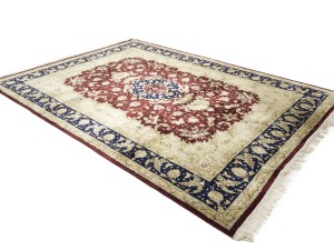 Maroon Red Floral Traditional 9X12 Vintage Oriental Rug