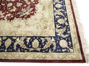 Maroon Red Floral Traditional 9X12 Vintage Oriental Rug