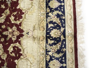 Maroon Red Floral Traditional 9X12 Vintage Oriental Rug