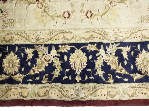 Maroon Red Floral Traditional 9X12 Vintage Oriental Rug