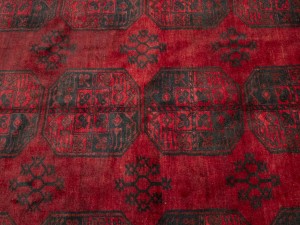 Red Floral Tribal 9'5X11'7 Afghan Herati Vintage Oriental Rug