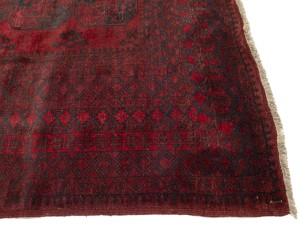 Red Floral Tribal 9'5X11'7 Afghan Herati Vintage Oriental Rug