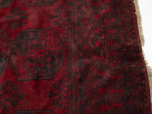 Red Floral Tribal 9'5X11'7 Afghan Herati Vintage Oriental Rug