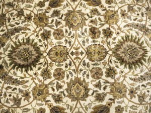 Cream Floral Classic 6X9 Agra Jaipur Oriental Rug