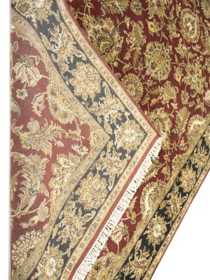 Red Floral Classic 6X9 Agra Jaipur Oriental Rug