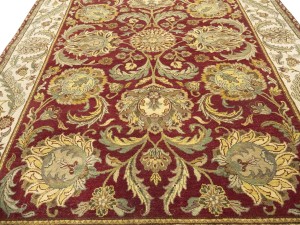 Red Floral Classic 6X9 Agra Jaipur Oriental Rug