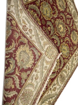 Red Floral Classic 6X9 Agra Jaipur Oriental Rug