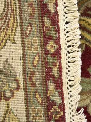 Red Floral Classic 6X9 Agra Jaipur Oriental Rug