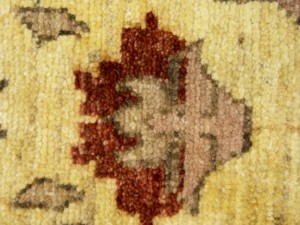Golden Beige Traditional Floral 6X9 Ziegler Pakistan Rug