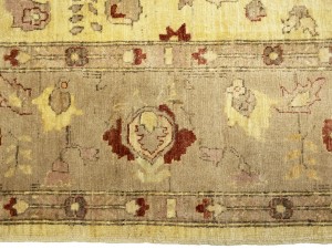 Golden Beige Traditional Floral 6X9 Ziegler Pakistan Rug
