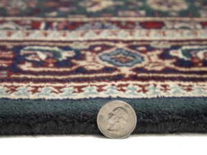 Green Floral Tribal 3X12 Indo-Bidjar Oriental Runner Rug