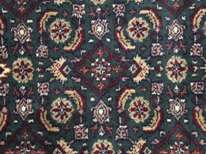 Green Floral Tribal 3X12 Indo-Bidjar Oriental Runner Rug