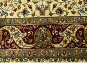 Cream Floral Classic 6X9 Agra Jaipur Oriental Rug