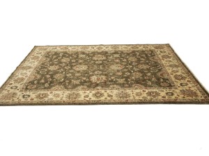 Brown Floral Peshawar 6X9 Pakistan Oriental Rug