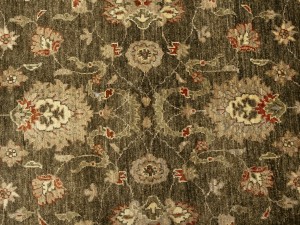 Brown Floral Peshawar 6X9 Pakistan Oriental Rug