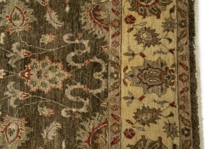 Brown Floral Peshawar 6X9 Pakistan Oriental Rug