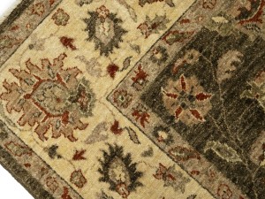 Brown Floral Peshawar 6X9 Pakistan Oriental Rug