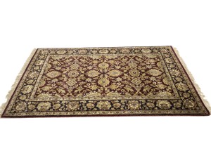 Red Floral Classic 4X6 Agra Jaipur Oriental Rug