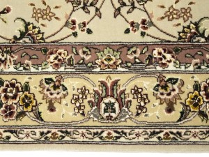 Cream Floral Classic 3X5 Indo-Tabriz Oriental Rug