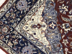 Red Floral Classic 3X5 Indo-Kashan Oriental Rug
