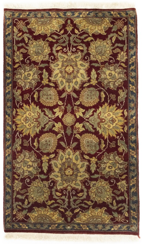 Red Floral Classic 3X5 Agra Jaipur Oriental Rug