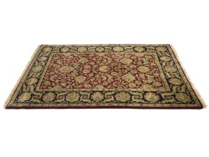 Red Floral Classic 4X6 Agra Jaipur Oriental Rug