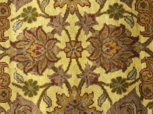 Golden Beige Floral Classic 4X6 Agra Jaipur Oriental Rug