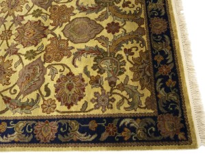 Golden Beige Floral Classic 4X6 Agra Jaipur Oriental Rug