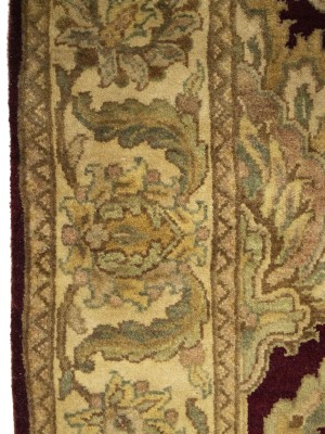 Maroon Red Floral Classic 4X6 Agra Jaipur Oriental Rug