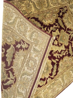 Maroon Red Floral Classic 4X6 Agra Jaipur Oriental Rug
