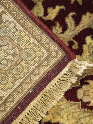 Maroon Red Floral Classic 4X6 Agra Jaipur Oriental Rug