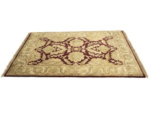 Maroon Red Floral Classic 4X6 Agra Jaipur Oriental Rug