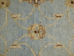 Light Blue Floral 4X6 Peshawar Pakistan Oriental Rug