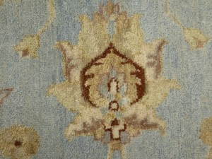 Light Blue Floral 4X6 Peshawar Pakistan Oriental Rug
