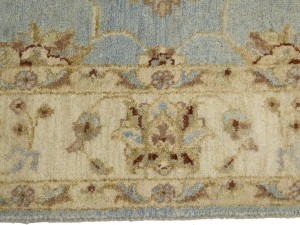 Light Blue Floral 4X6 Peshawar Pakistan Oriental Rug