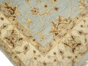 Light Blue Floral 4X6 Peshawar Pakistan Oriental Rug