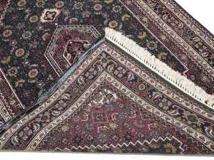 Green Floral Tribal 4X6 Indo-Bidjar Oriental Rug