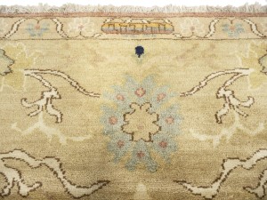 Cream Floral Oushak 12'6X17 Turkish Oriental Rug