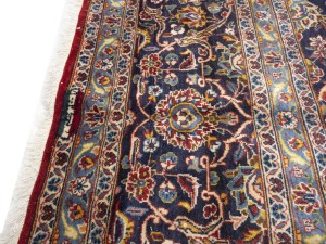 Semi Antique Red Traditional Red 10X16 Kashan Persian Rug